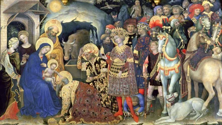 Anbetung der Könige (Detail), 1423